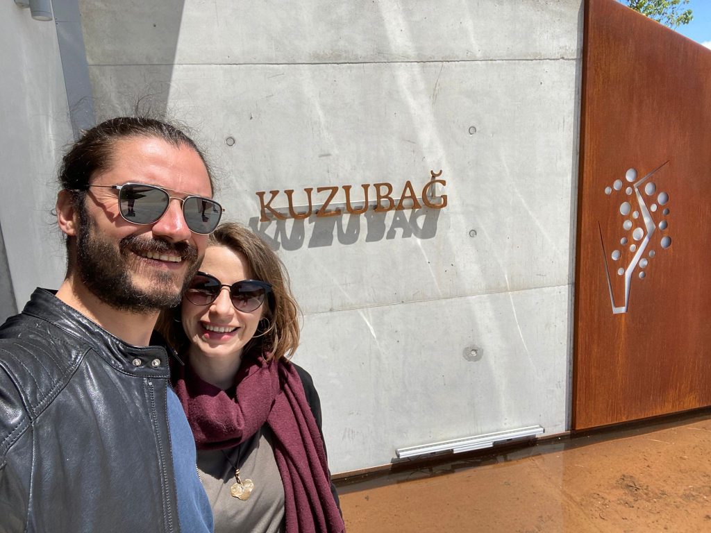 The vineyard setting at Kuzubağ
